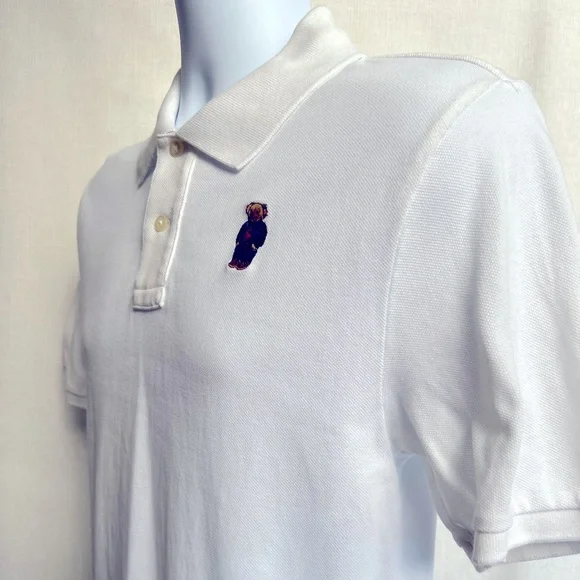 Boy’s “Polo Ralph Lauren” White Polo Shirt